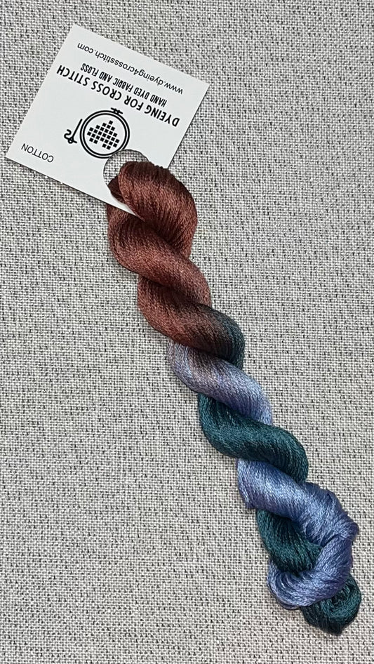 Cotton hand dyed floss - Russell