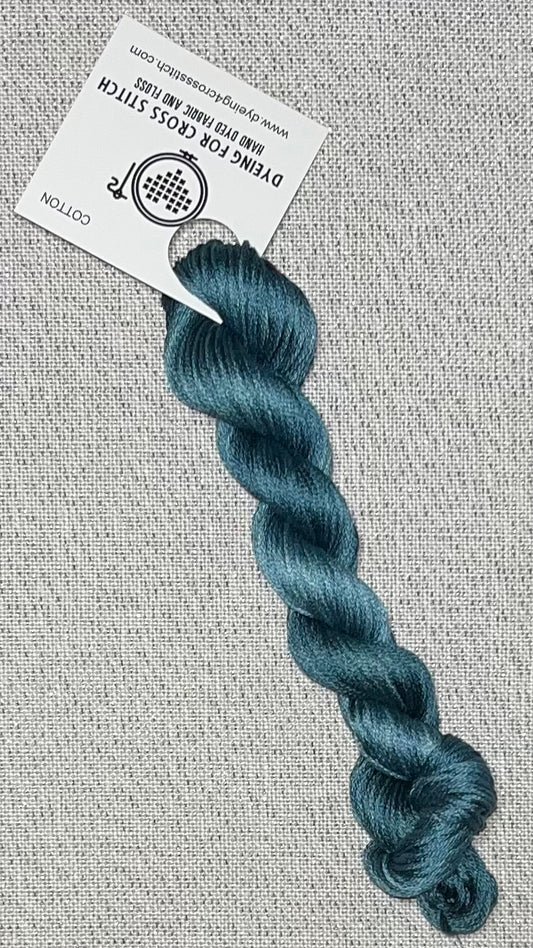 Cotton hand dyed floss - Midnight Clover