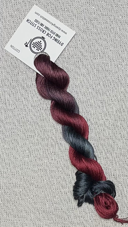 Cotton hand dyed floss - Phoenix Rising