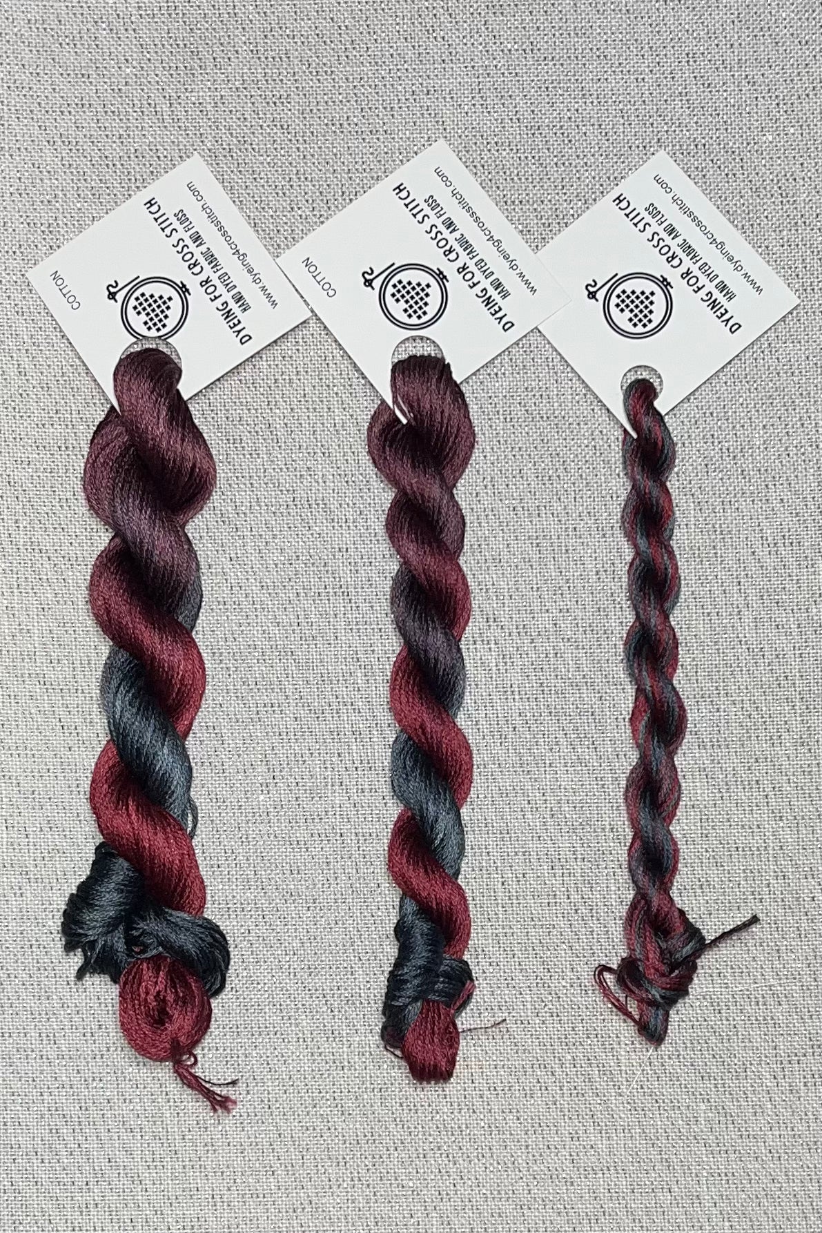 Cotton hand dyed floss - Phoenix Rising