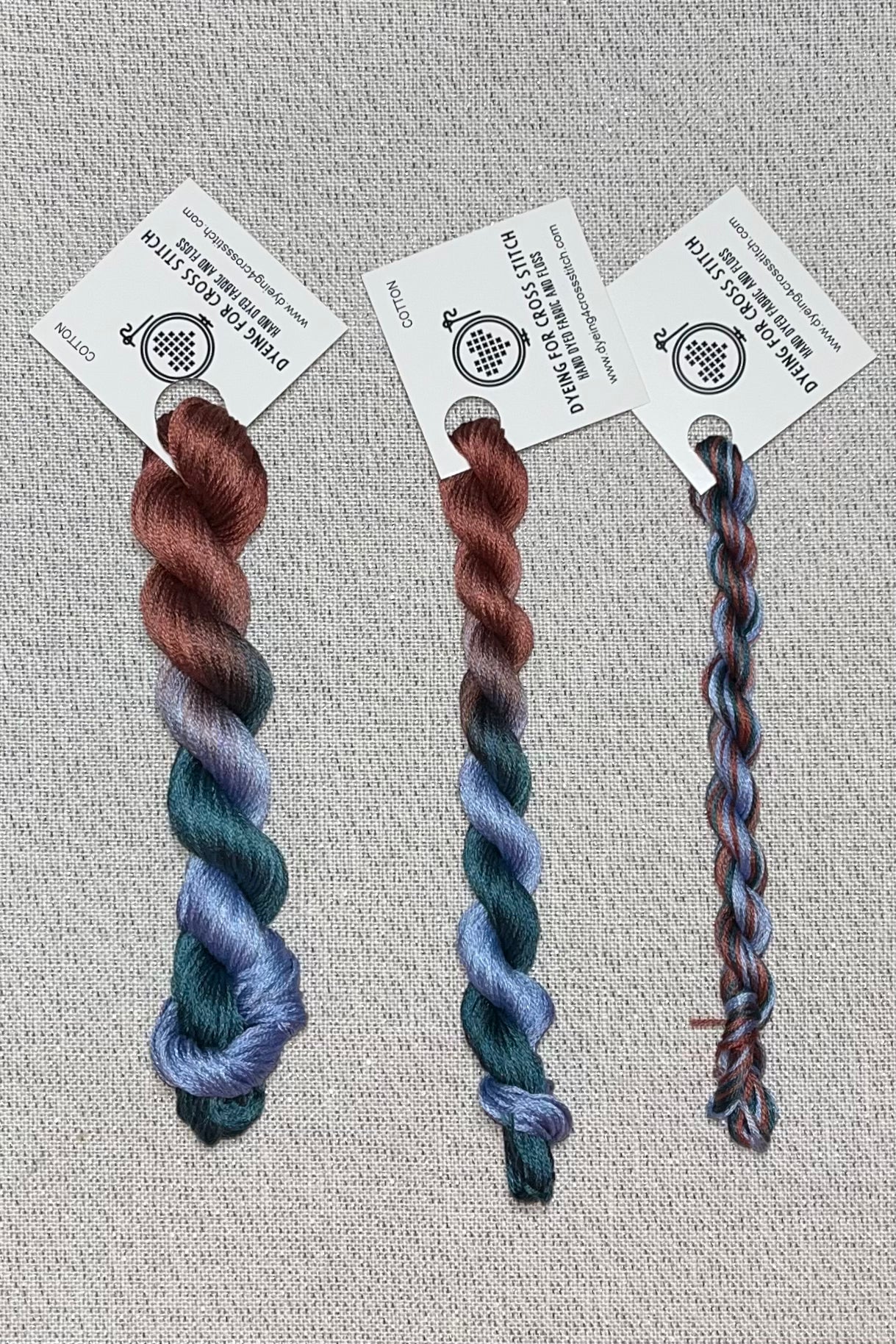 Cotton hand dyed floss - Russell