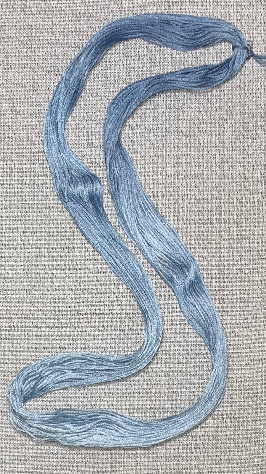 Cotton hand dyed floss - Blue Heather