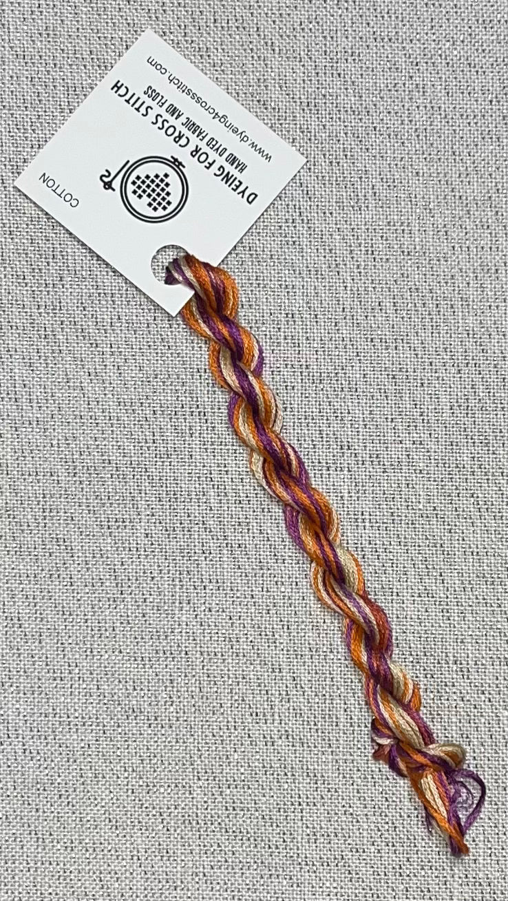 Cotton hand dyed floss - Sweater Weather