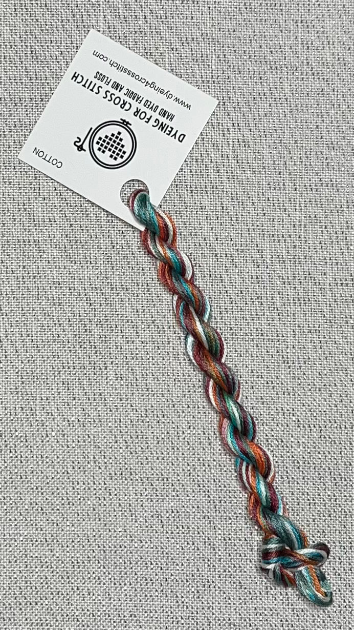 Cotton hand dyed floss - Bazaar