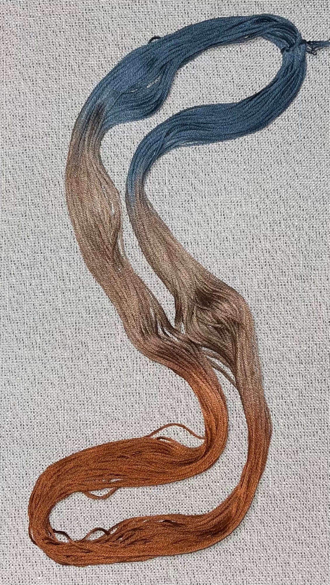 Cotton hand dyed floss - Café au lait
