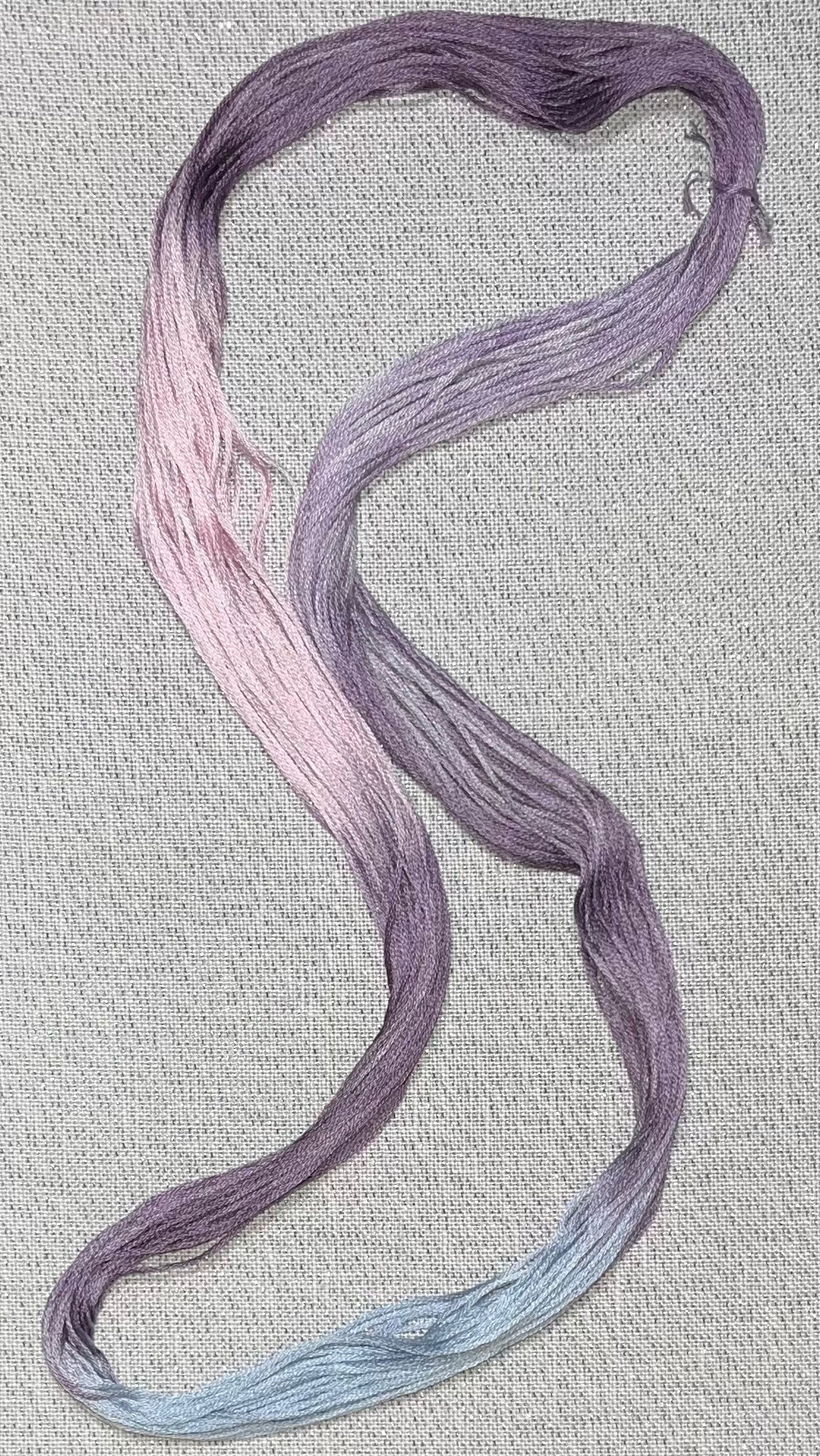 Cotton hand dyed floss - Hush