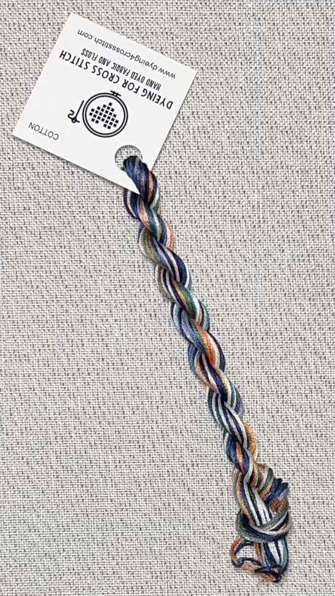 Cotton hand dyed floss - Vintage Boho