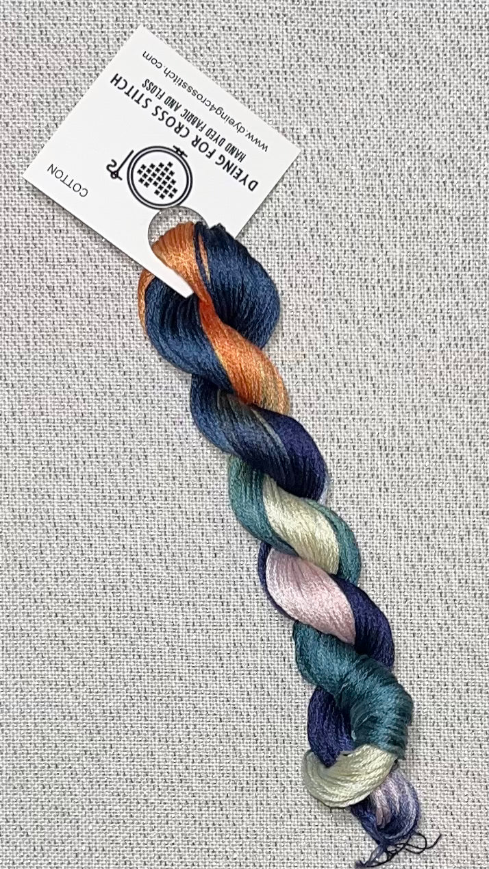Cotton hand dyed floss - Vintage Boho