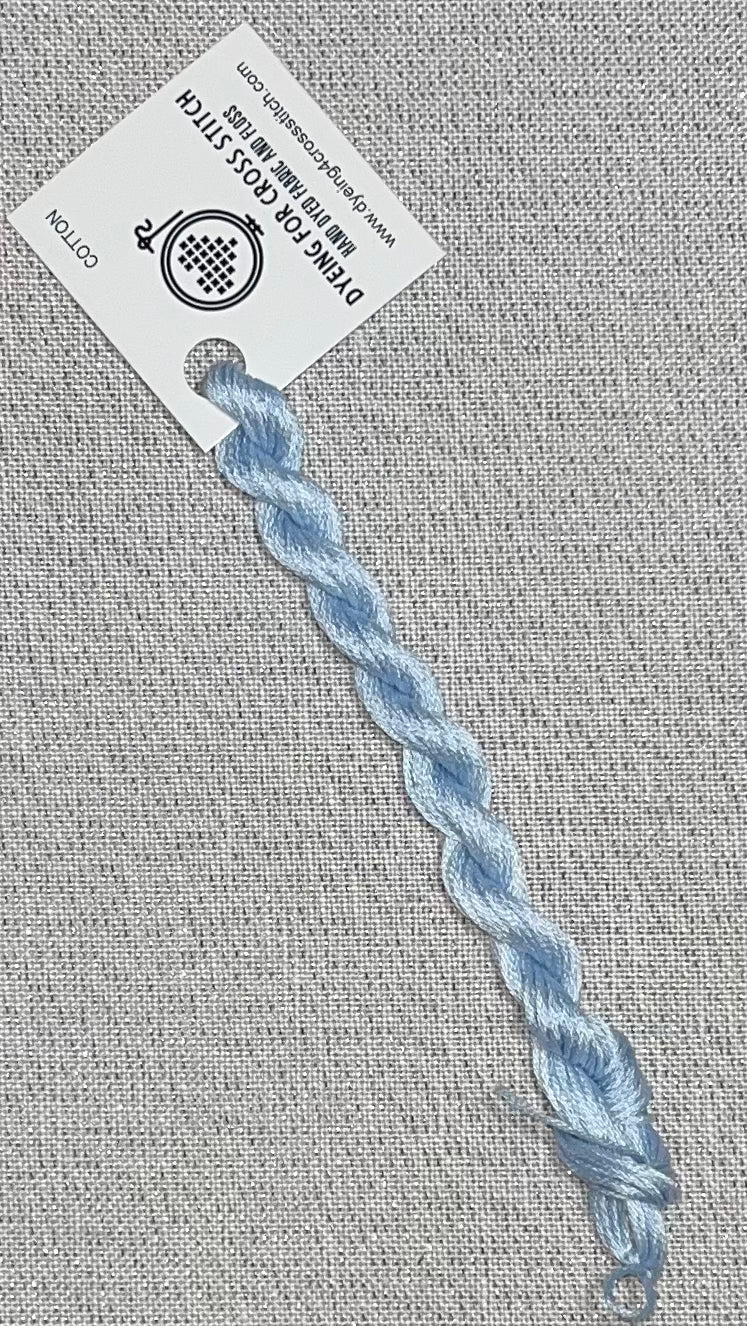 Cotton hand dyed floss - Lobelia