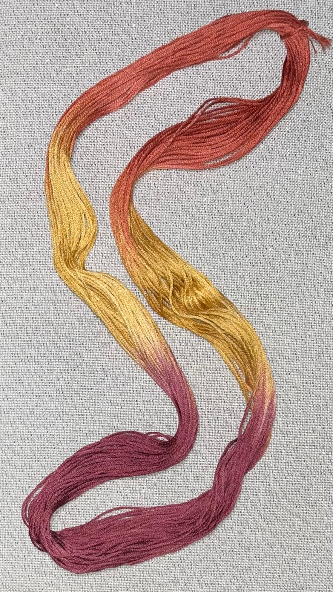 Cotton hand dyed floss - Autumn
