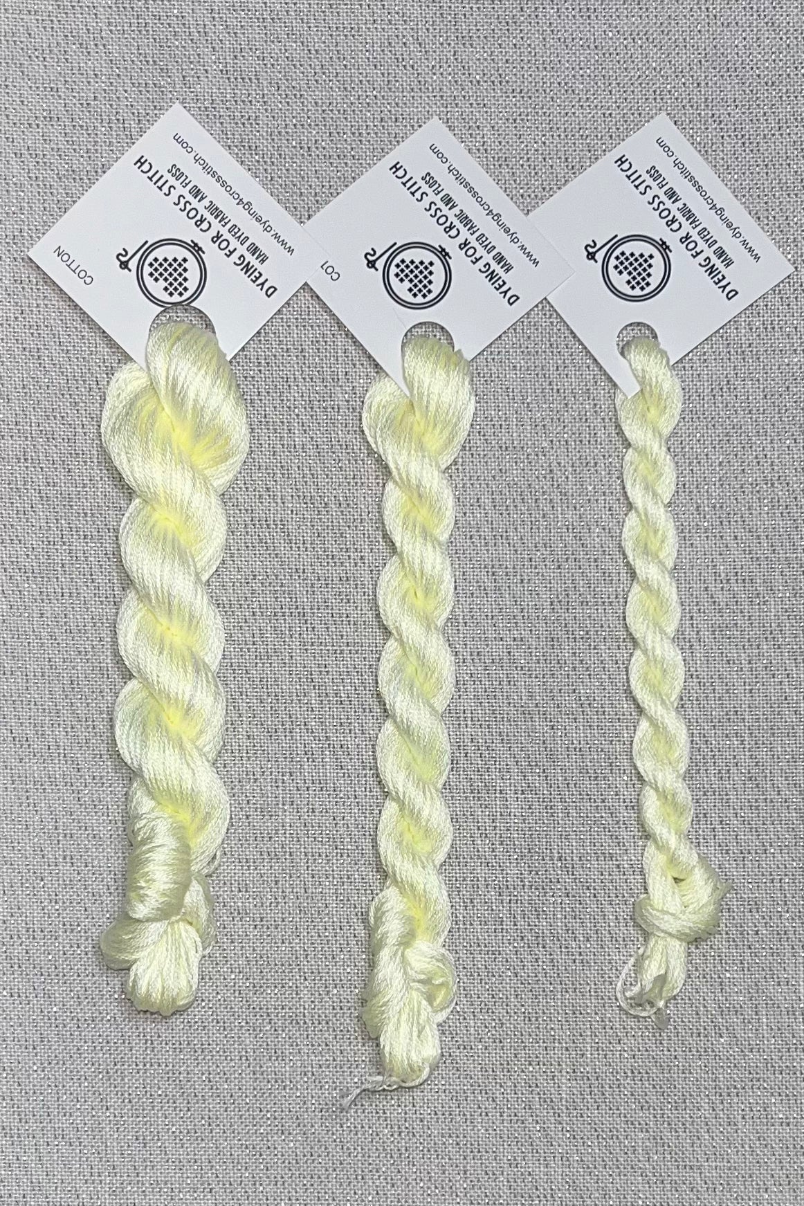 Cotton hand dyed floss - Chiffon