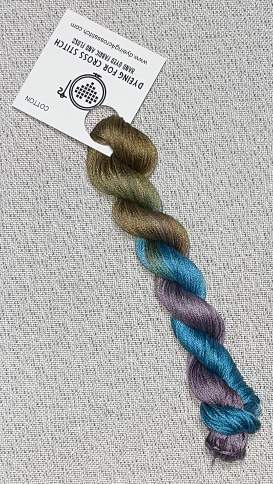 Cotton hand dyed floss - Nightfall