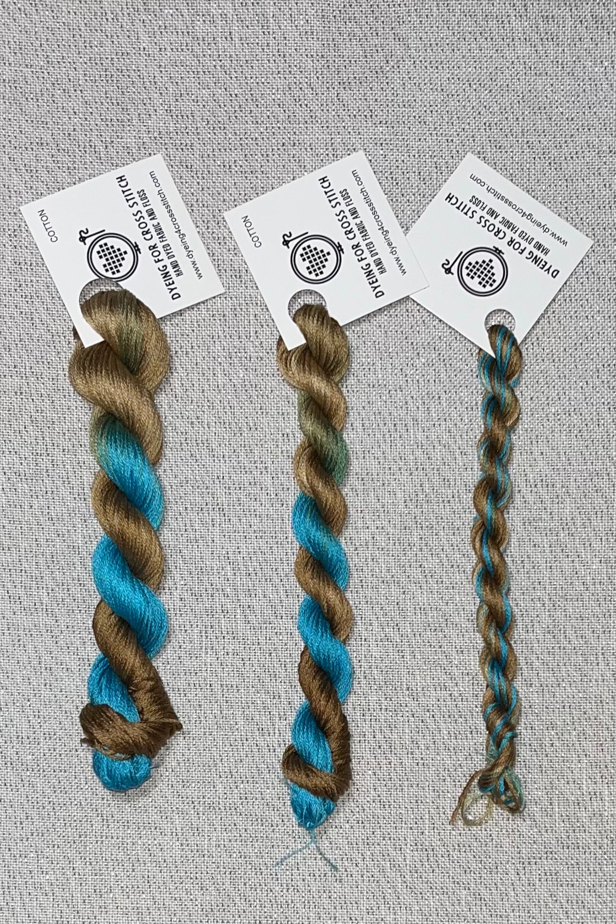 Cotton hand dyed floss - Copper Penny