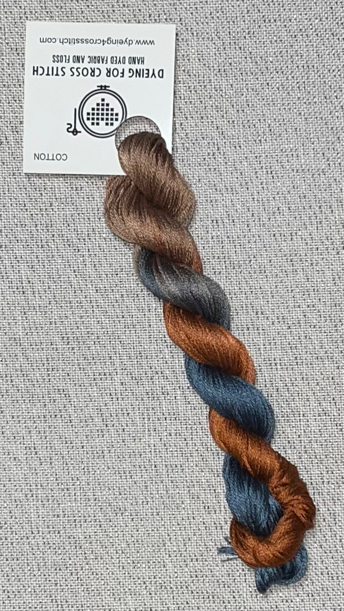 Cotton hand dyed floss - Café au lait