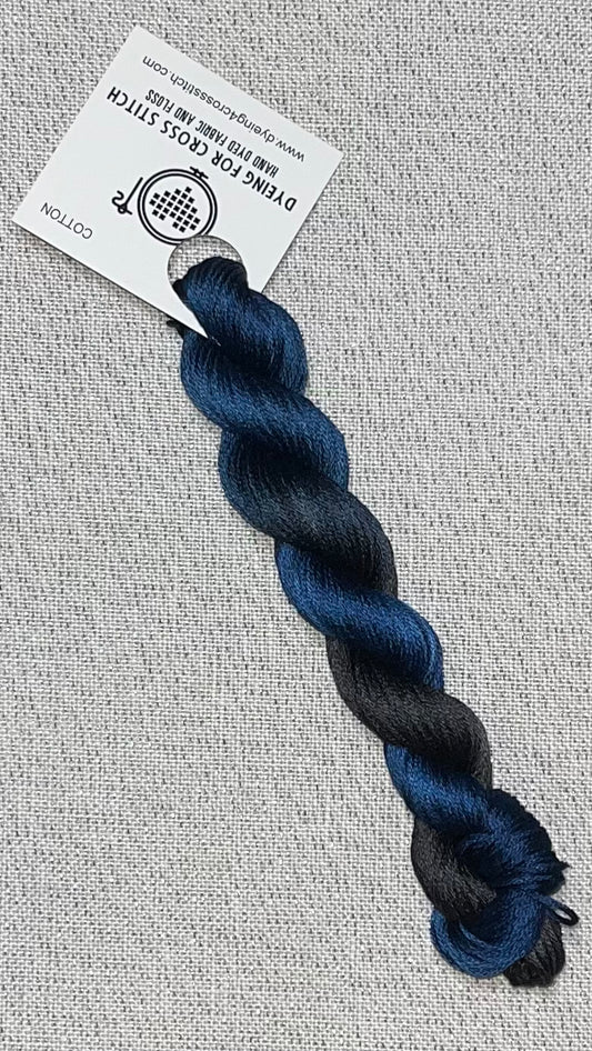 Cotton hand dyed floss - Midnight