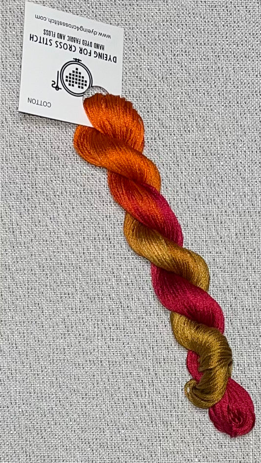 Cotton hand dyed floss - Mackinac