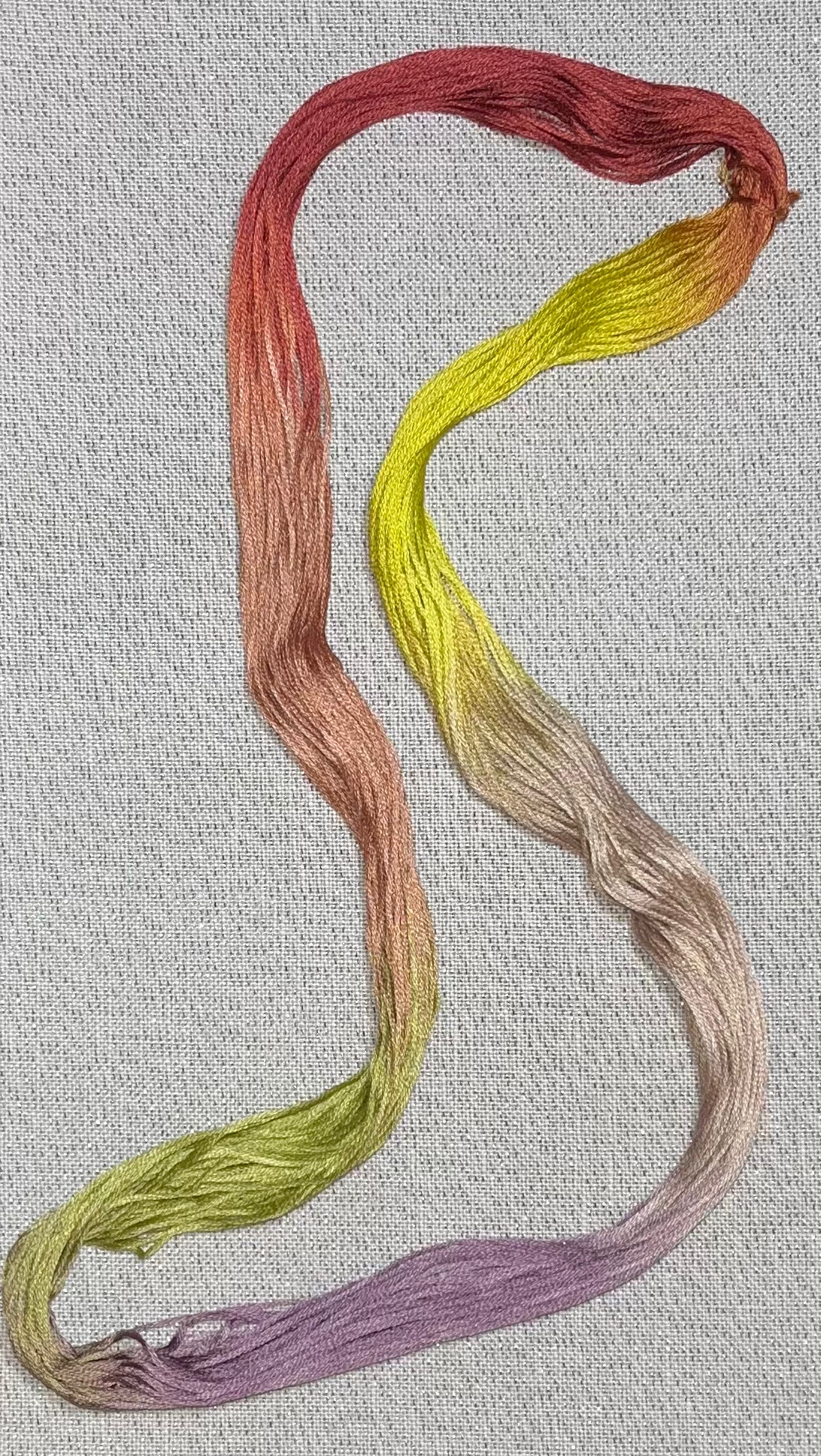 Cotton hand dyed floss - Granny's Square