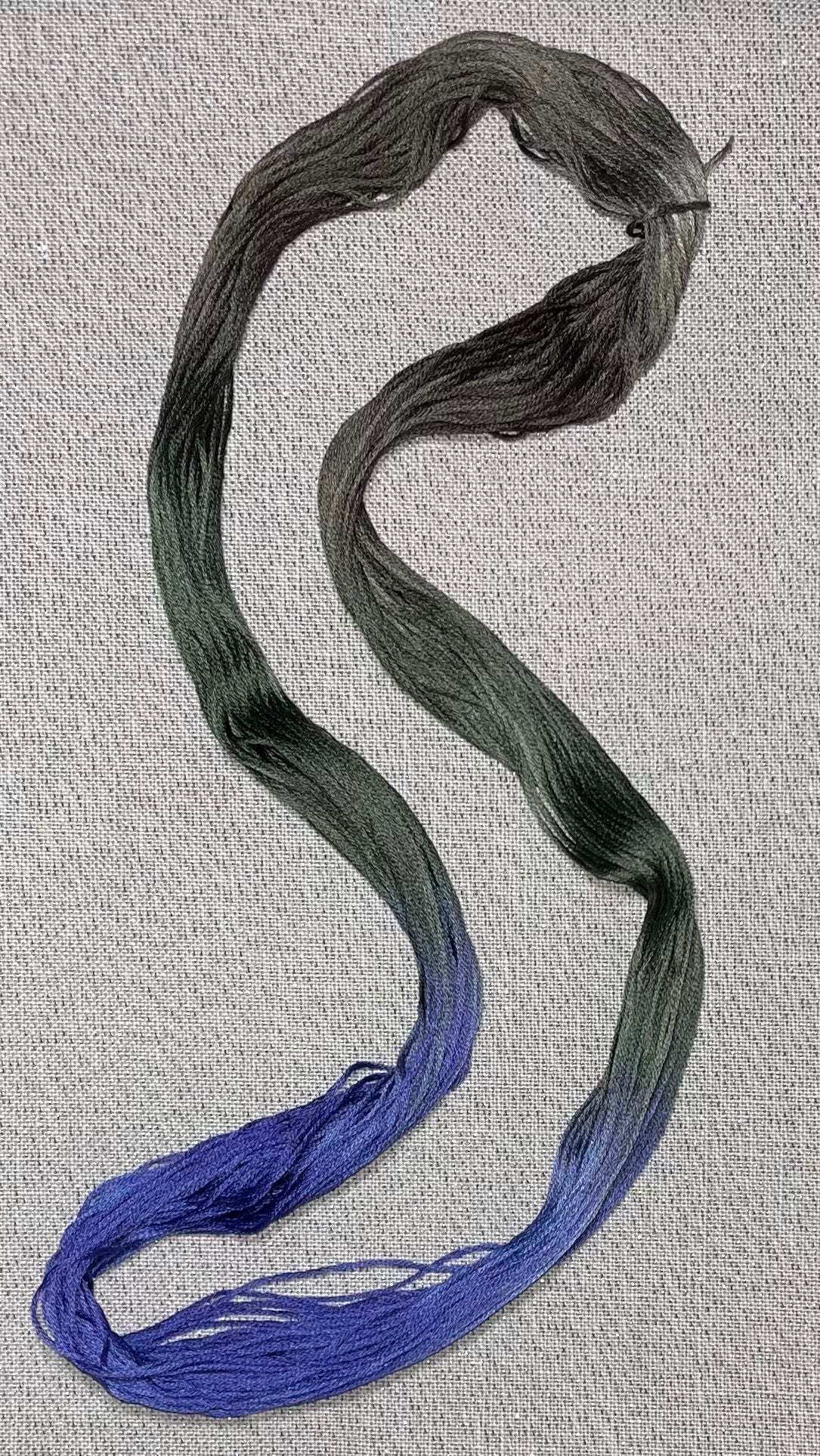 Cotton hand dyed floss - Purple Basil