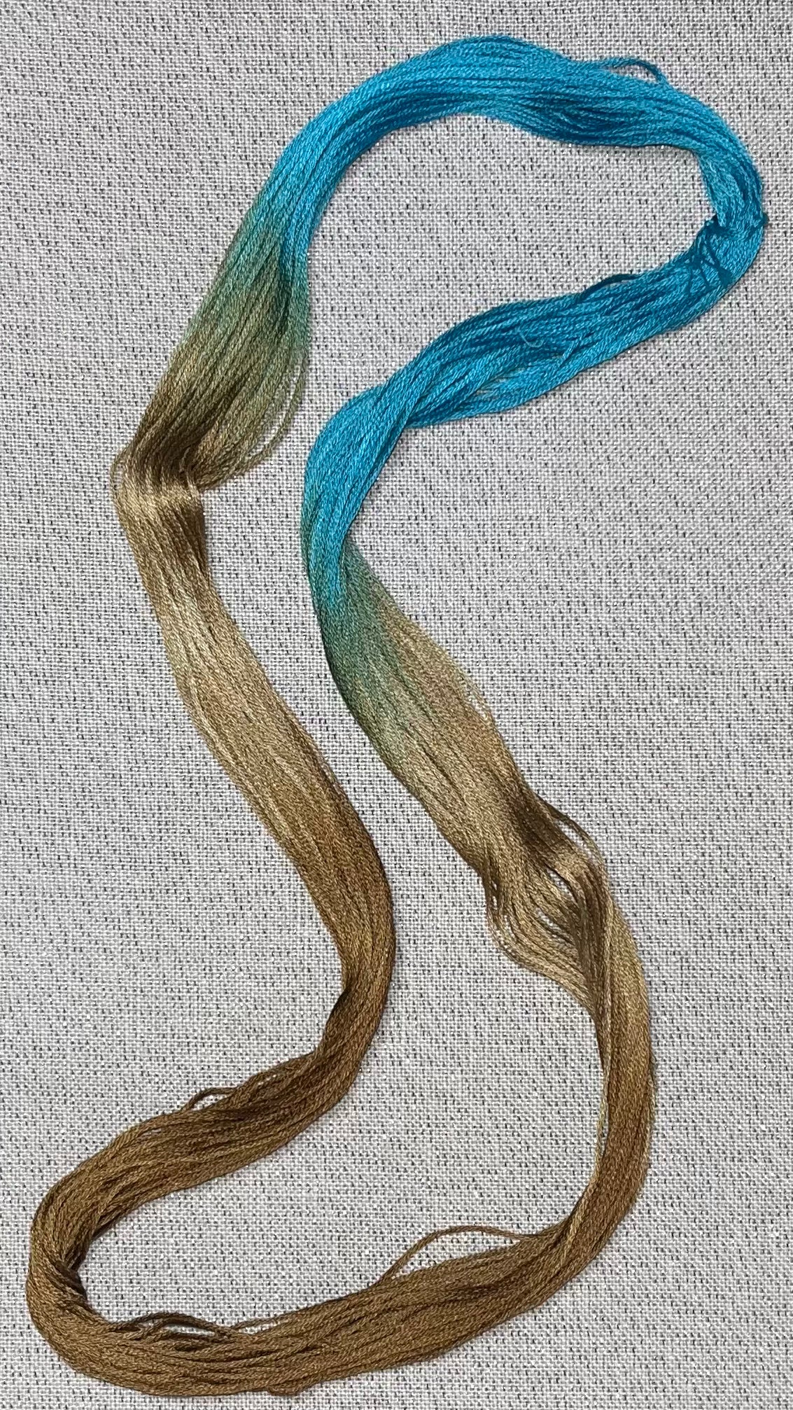 Cotton hand dyed floss - Copper Penny
