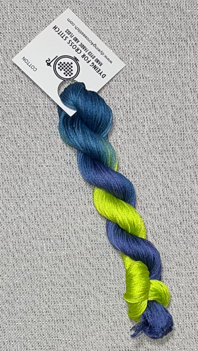Cotton hand dyed floss - Jester