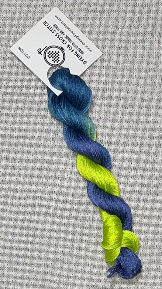Cotton hand dyed floss - Jester