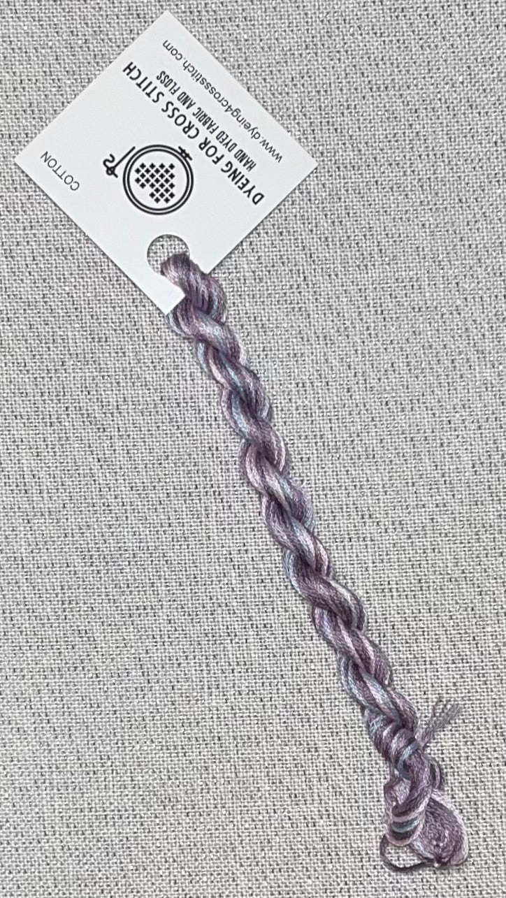 Cotton hand dyed floss - Hush