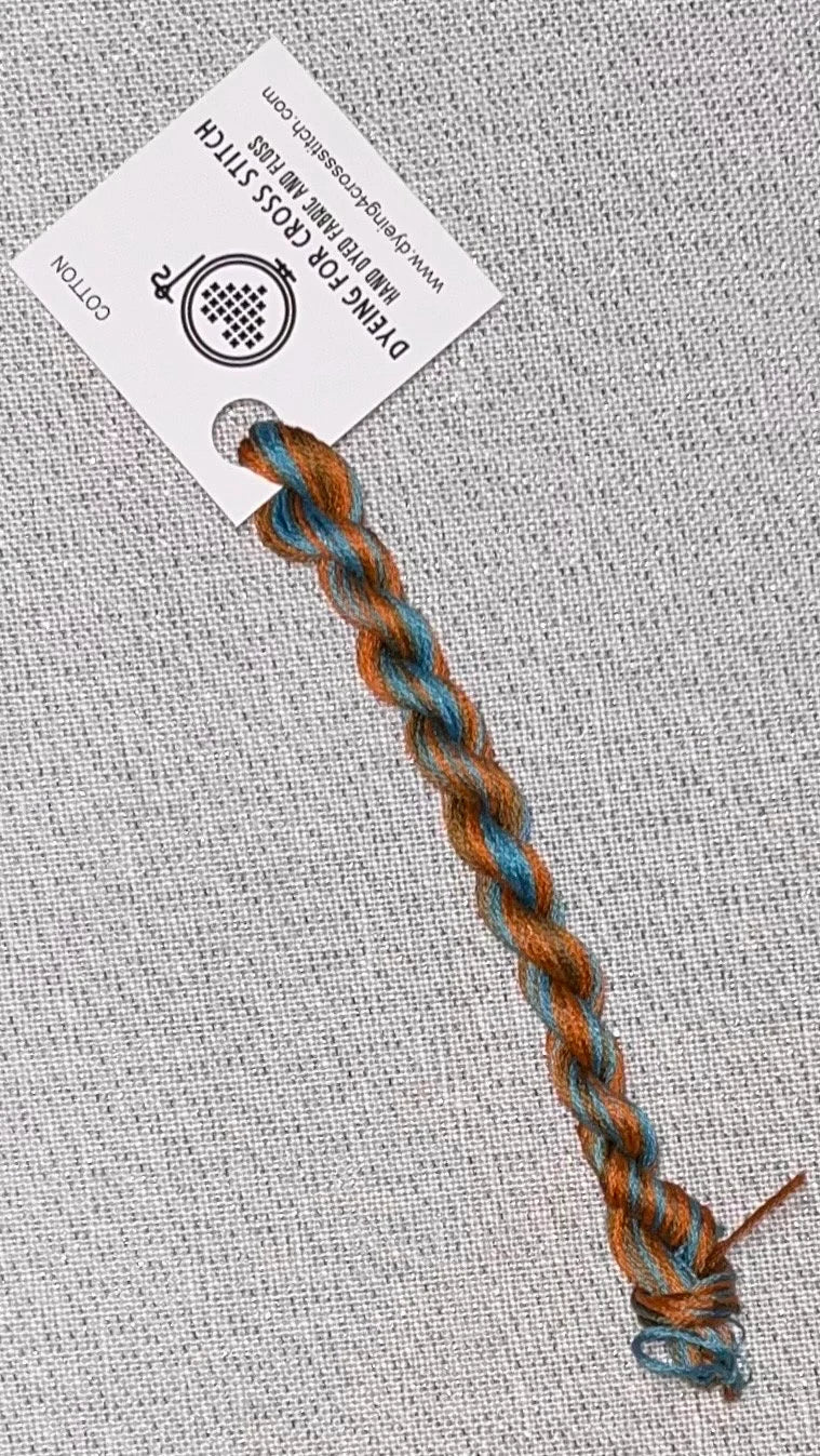 Cotton hand dyed floss - Backroads
