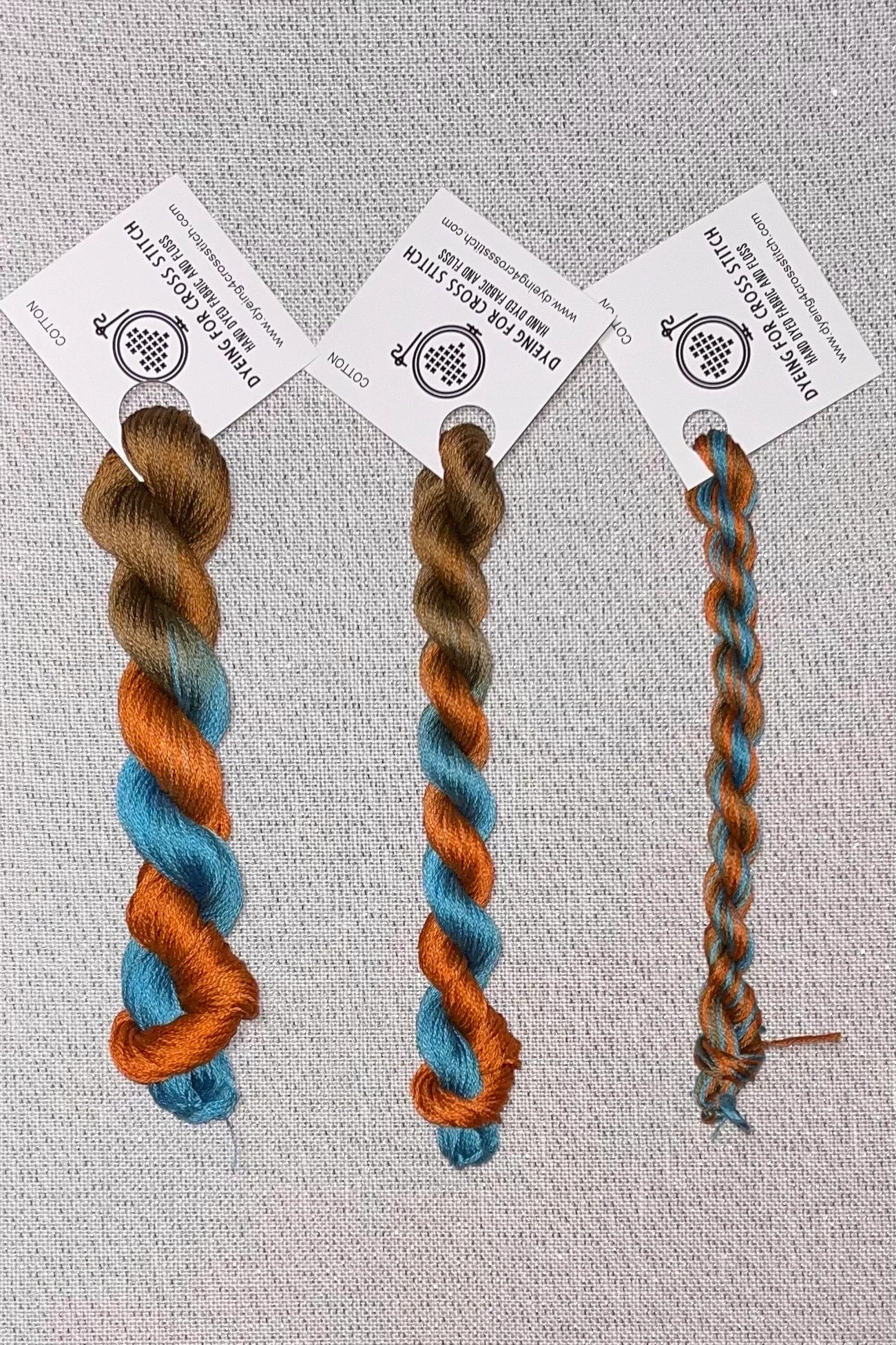 Cotton hand dyed floss - Backroads