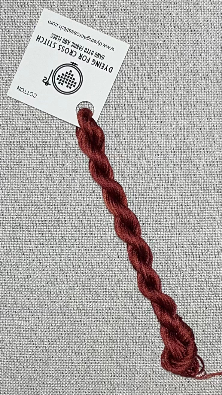 Cotton hand dyed floss - Sedona