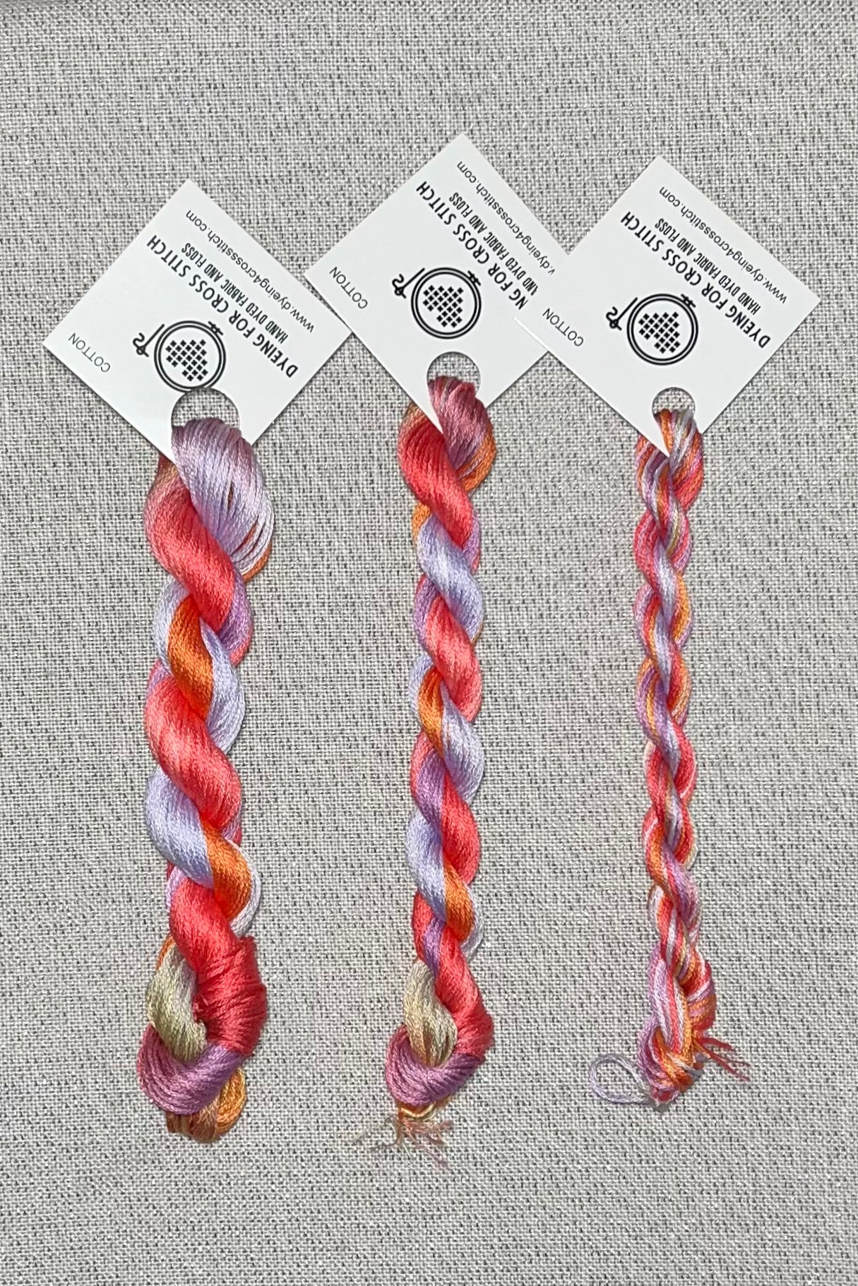 Cotton hand dyed floss - Helia