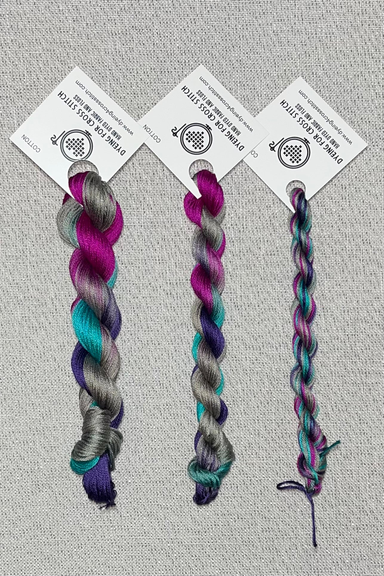 Cotton hand dyed floss - Pirate's Booty