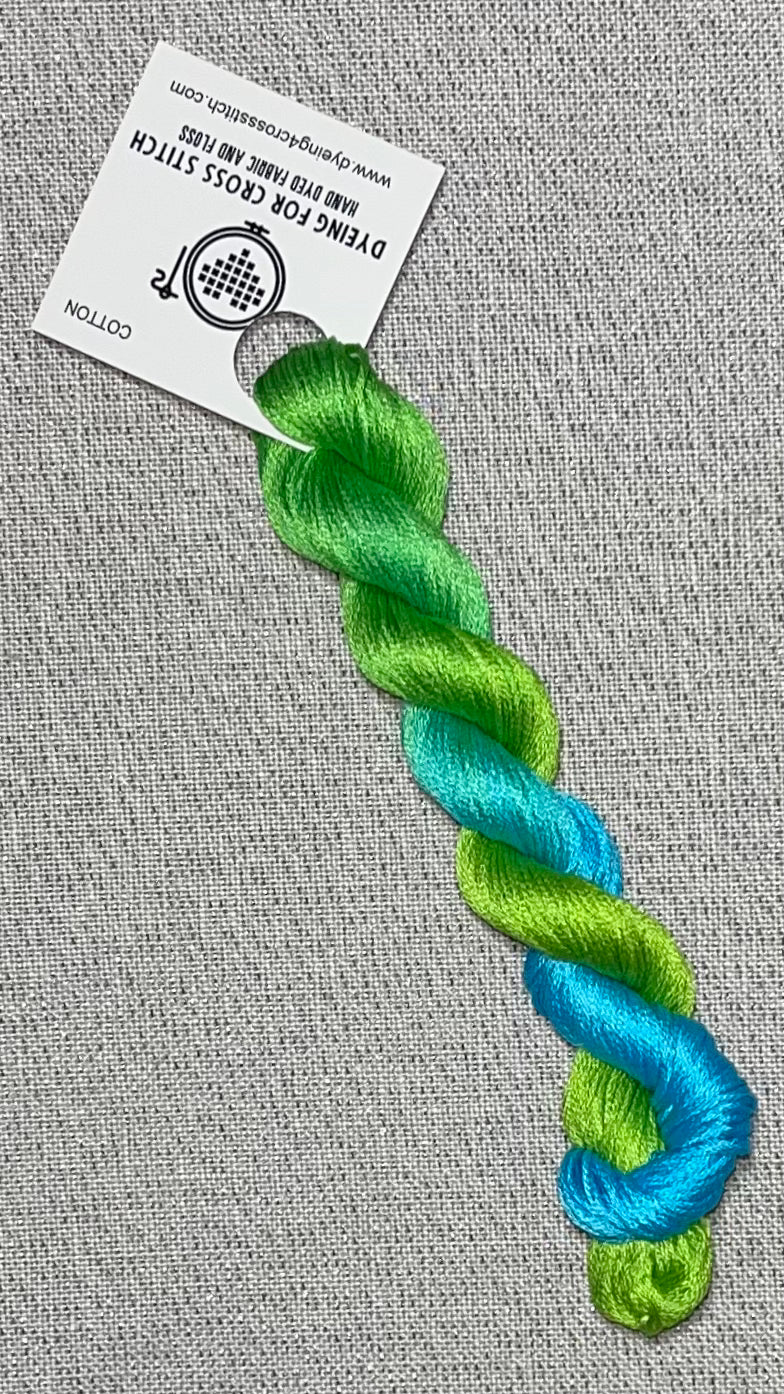 Cotton hand dyed floss - Spring