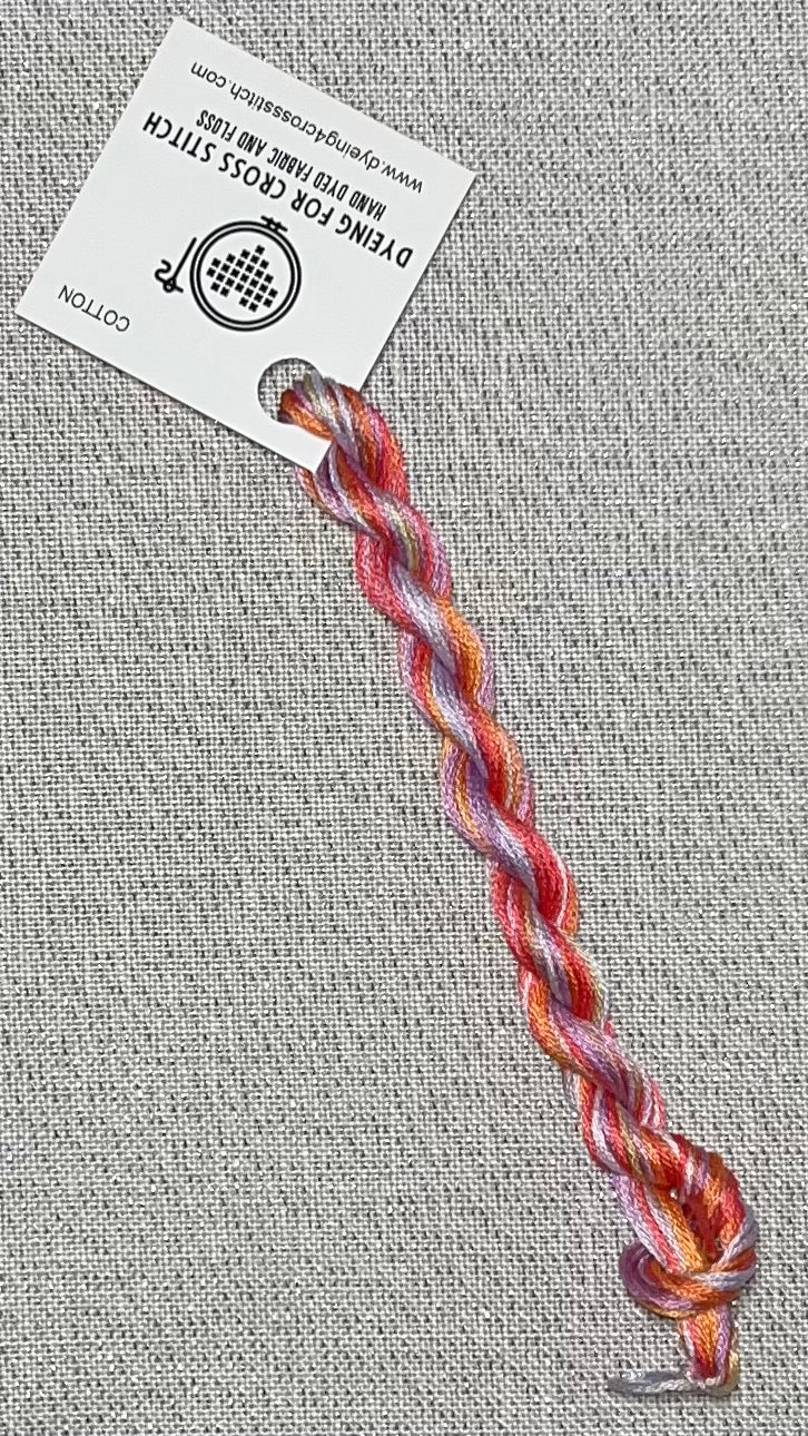 Cotton hand dyed floss - Helia