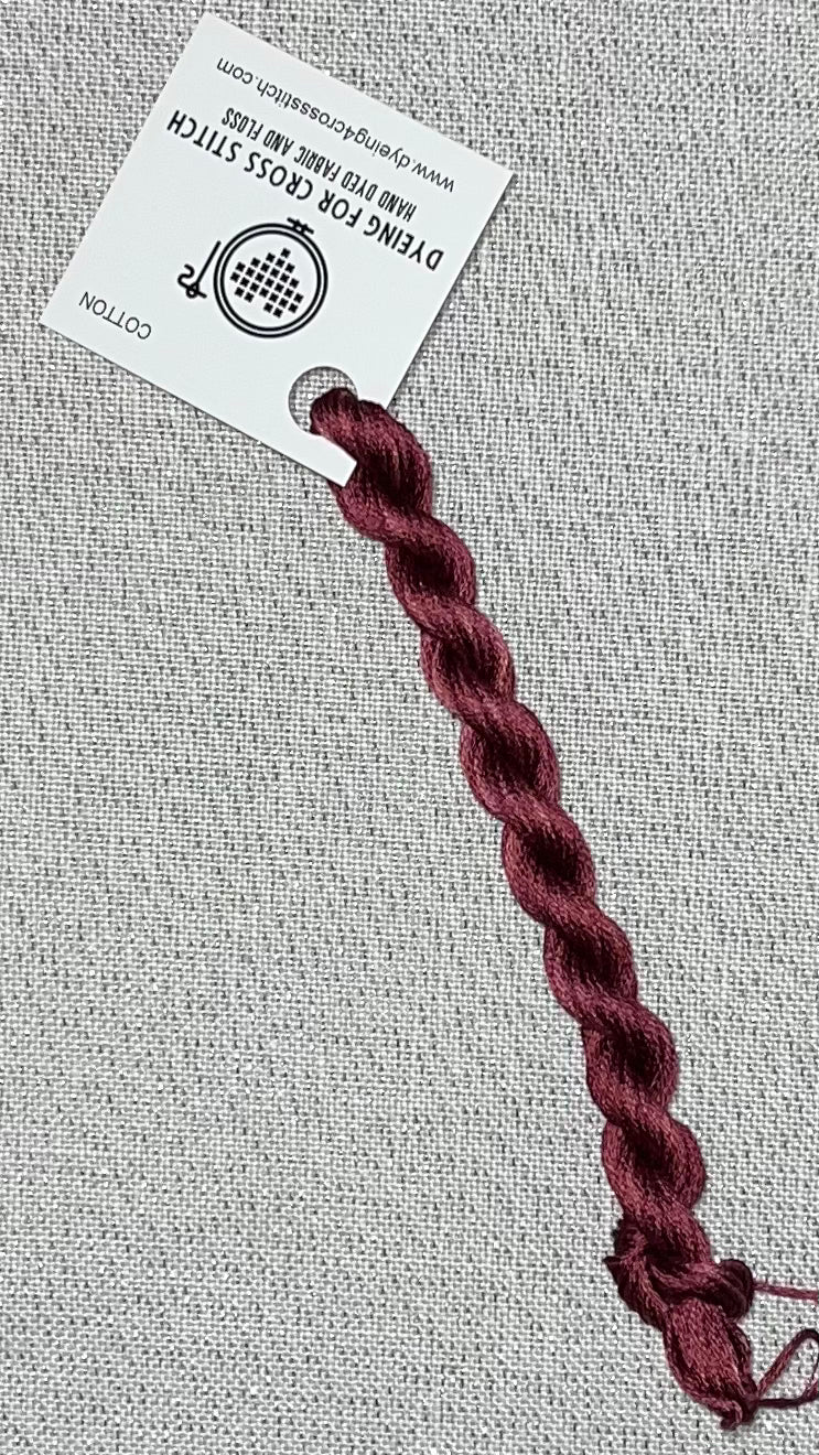 Cotton hand dyed floss - Rum Punch