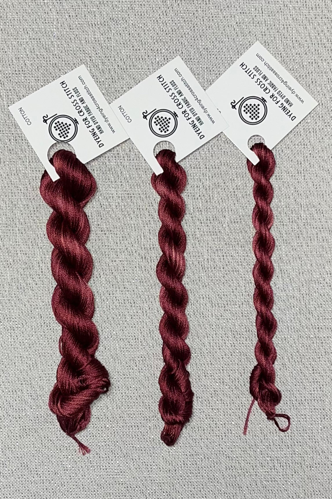 Cotton hand dyed floss - Rum Punch