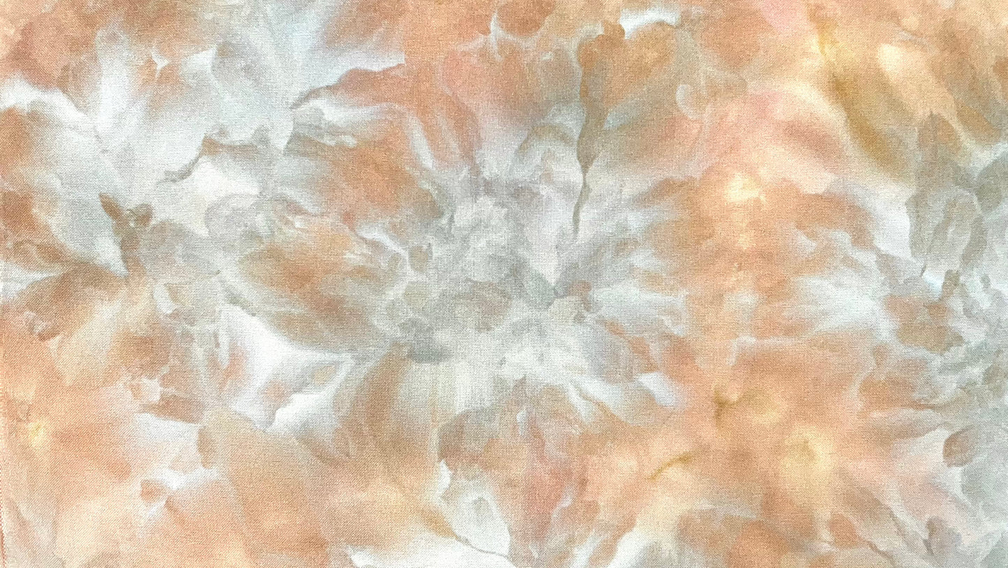 32ct lugana - 18x27 - Ice Dyed SOLO - 1
