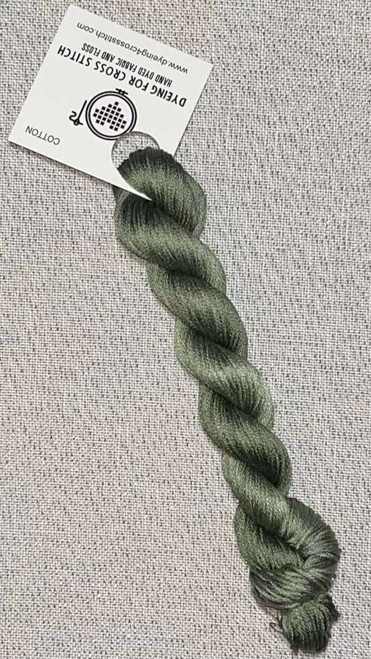 Cotton hand dyed floss - Dill Weed