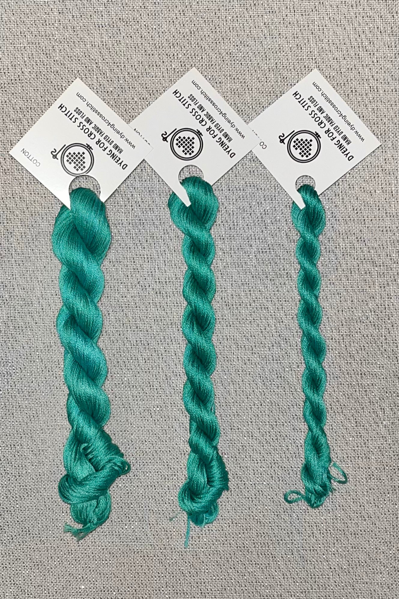 Cotton hand dyed floss - Persian Green