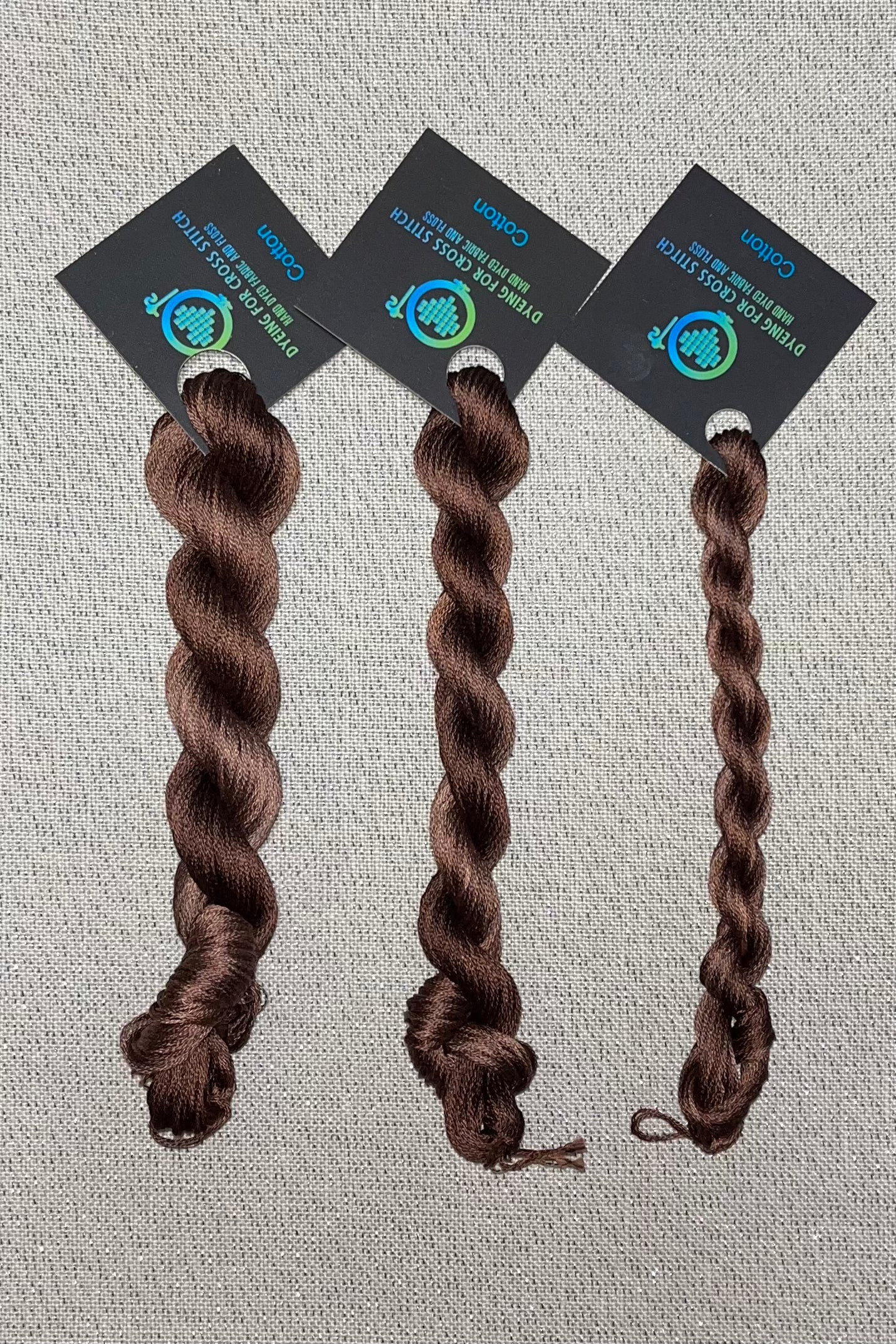 Cotton hand dyed floss - Rookwood