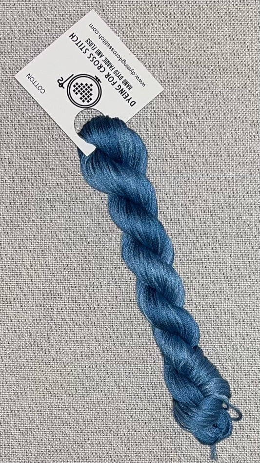 Cotton hand dyed floss - Chalcanthite