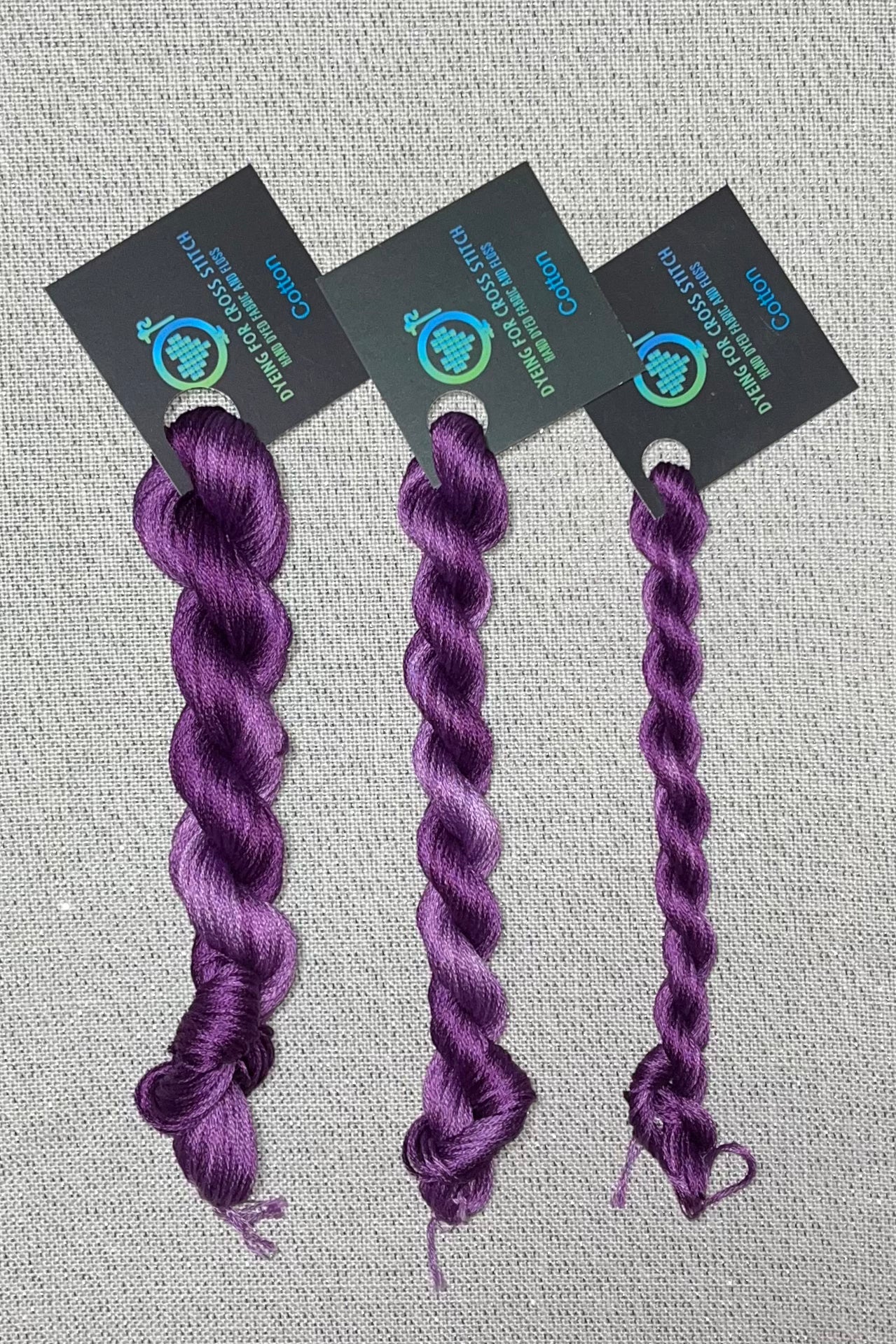 Cotton hand dyed floss - Sangria