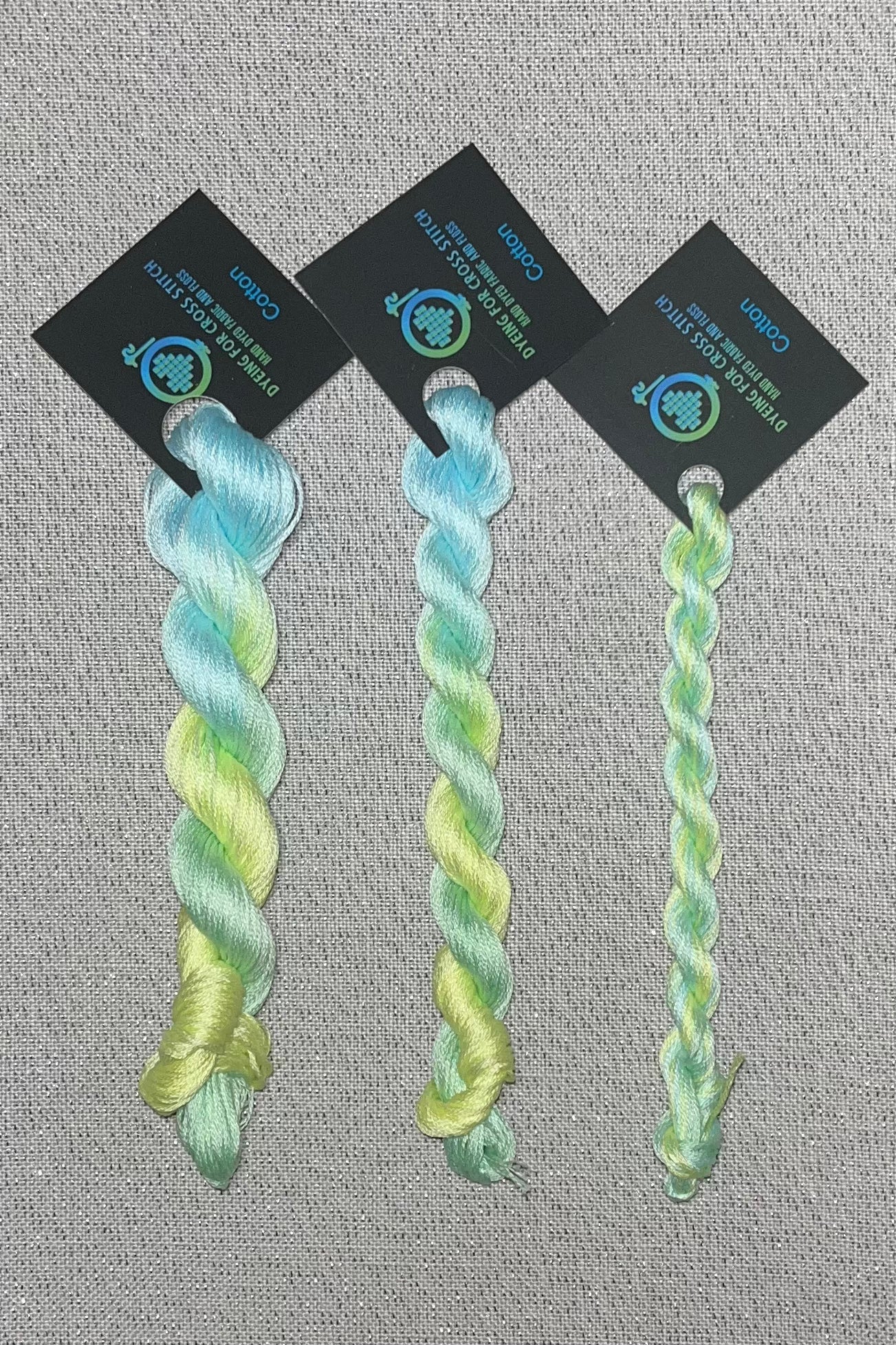 Cotton hand dyed floss - Hoppy Easter