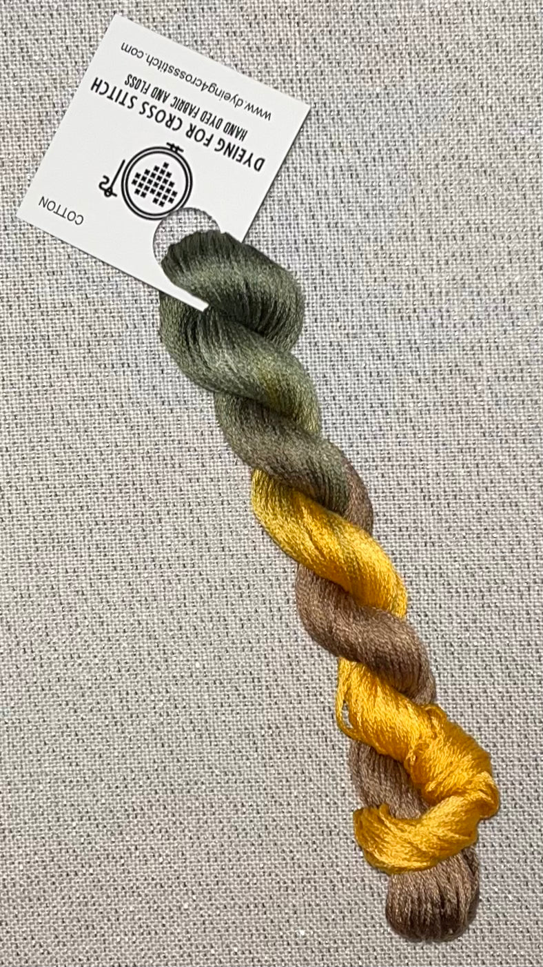 Cotton hand dyed floss - Sunflower