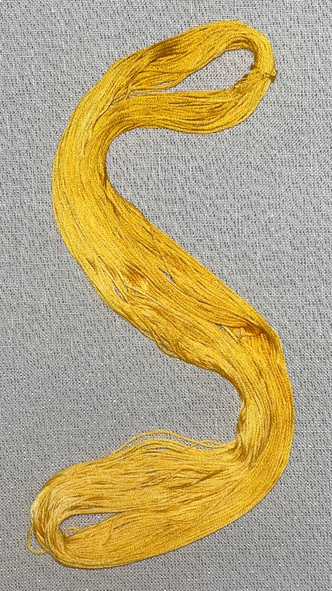 Cotton hand dyed floss - Midas Touch
