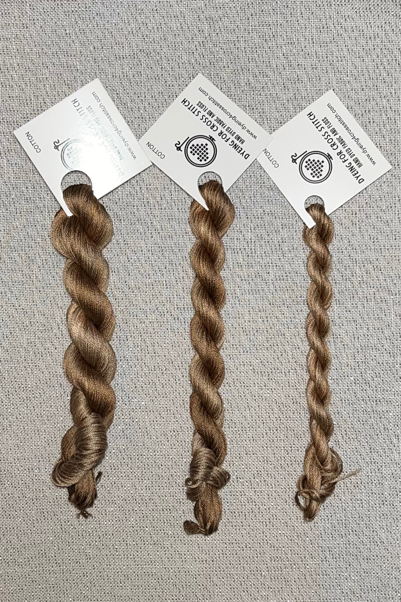 Cotton hand dyed floss - Dust Bowl