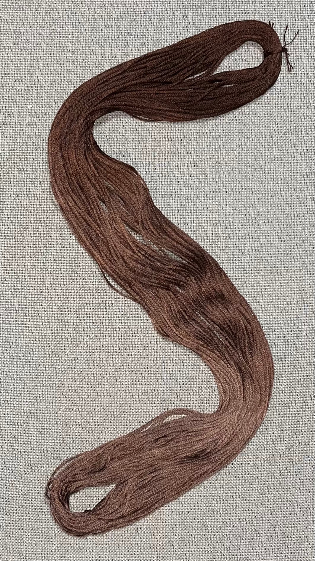 Cotton hand dyed floss - Truffle