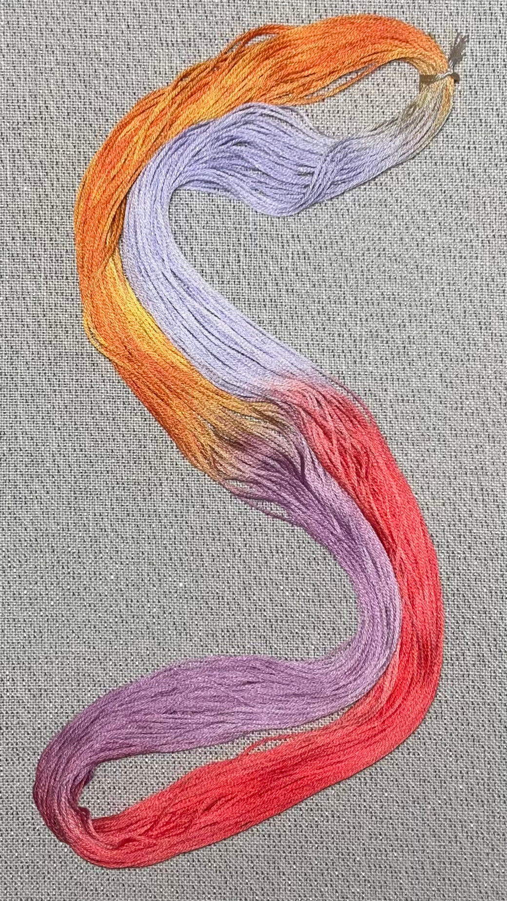 Cotton hand dyed floss - Helia