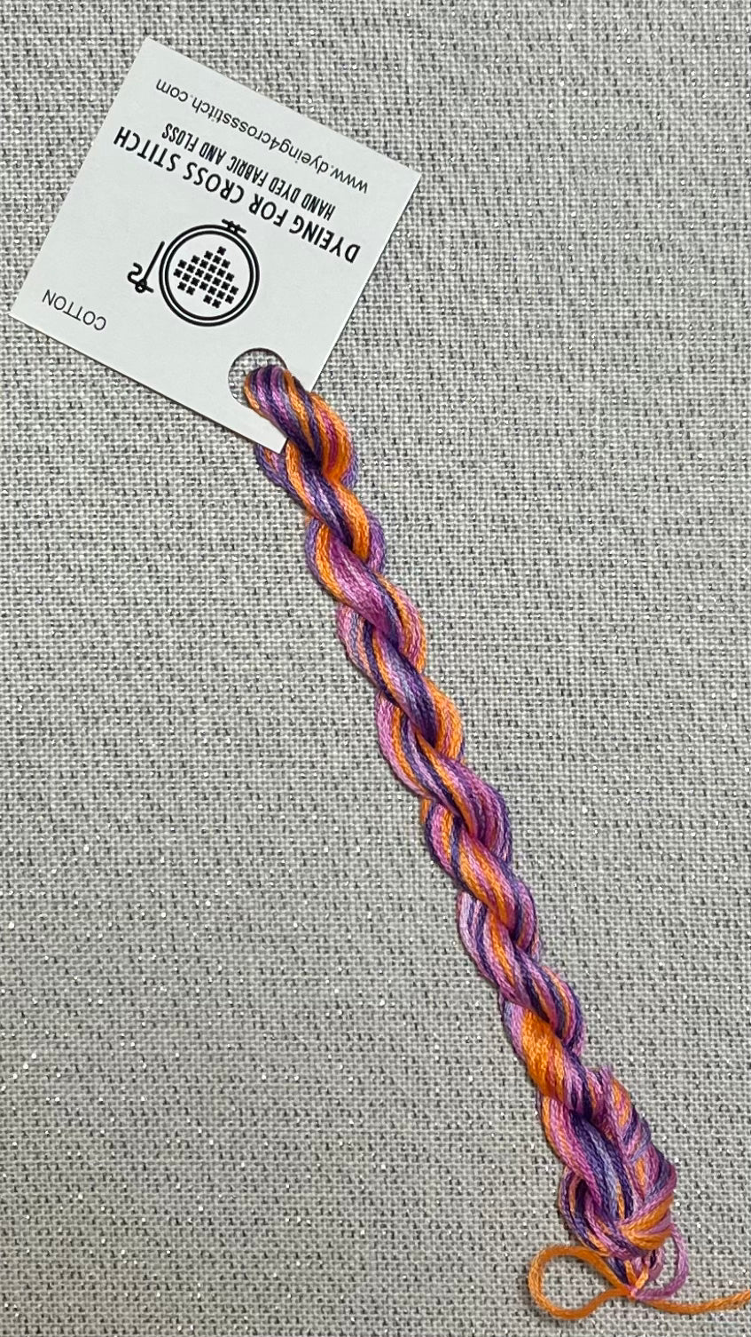 Cotton hand dyed floss - Snapdragons