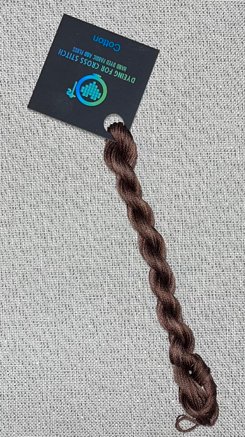 Cotton hand dyed floss - Rookwood