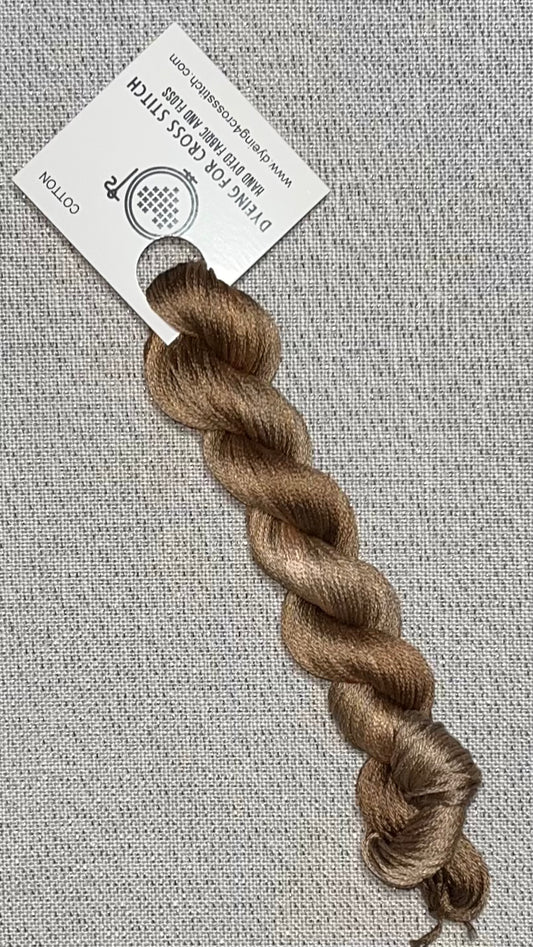 Cotton hand dyed floss - Dust Bowl